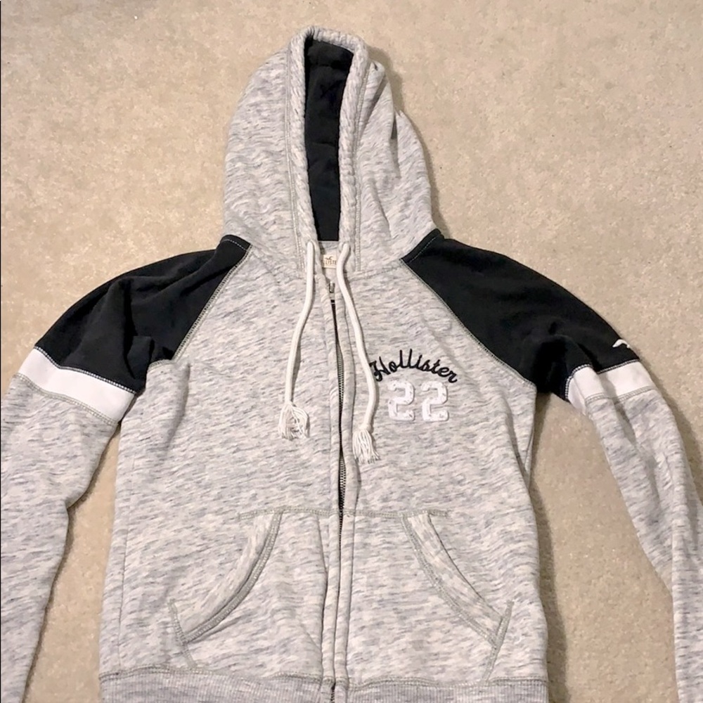 Grey Hollister Hoodie/Jacket